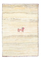 Persian Gabbeh Rug 60x40cm - Perserteppich Wollteppich