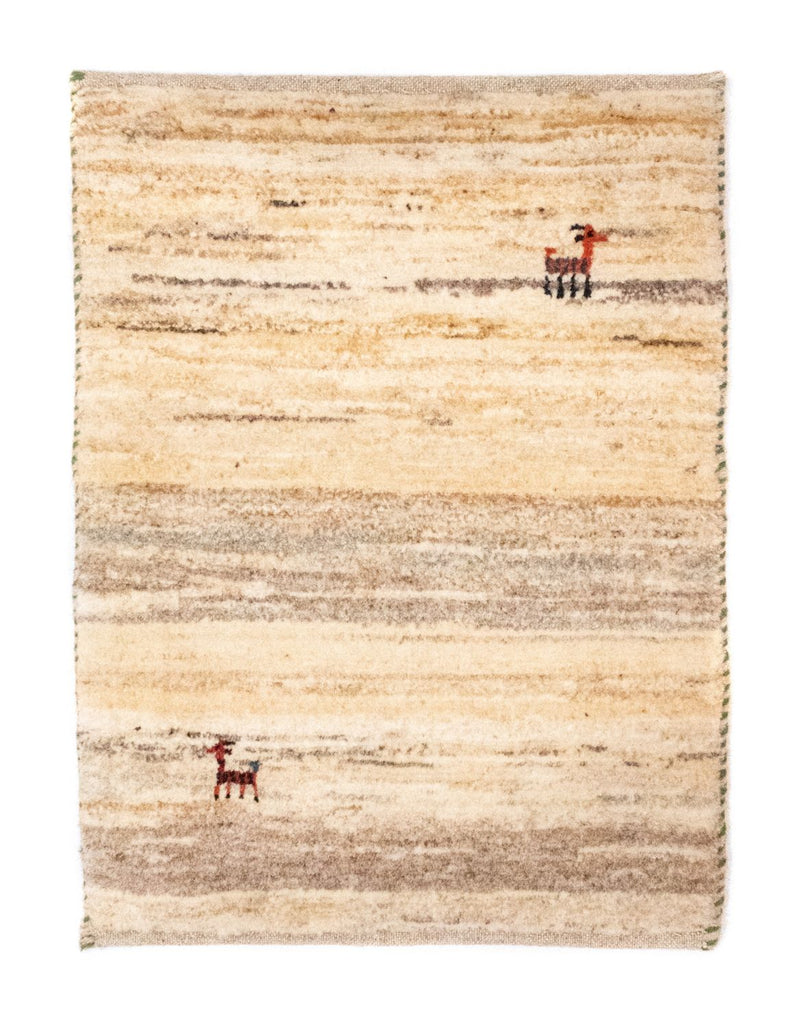 Gabbeh Rug - Perser - 60 x 40 cm - beige