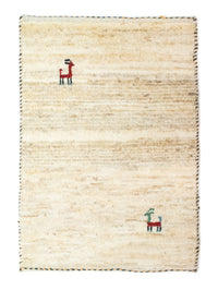 Gabbeh Rug - Perser - 60 x 40 cm - beige
