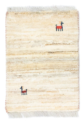Gabbeh Rug - Perser - 60 x 40 cm - beige