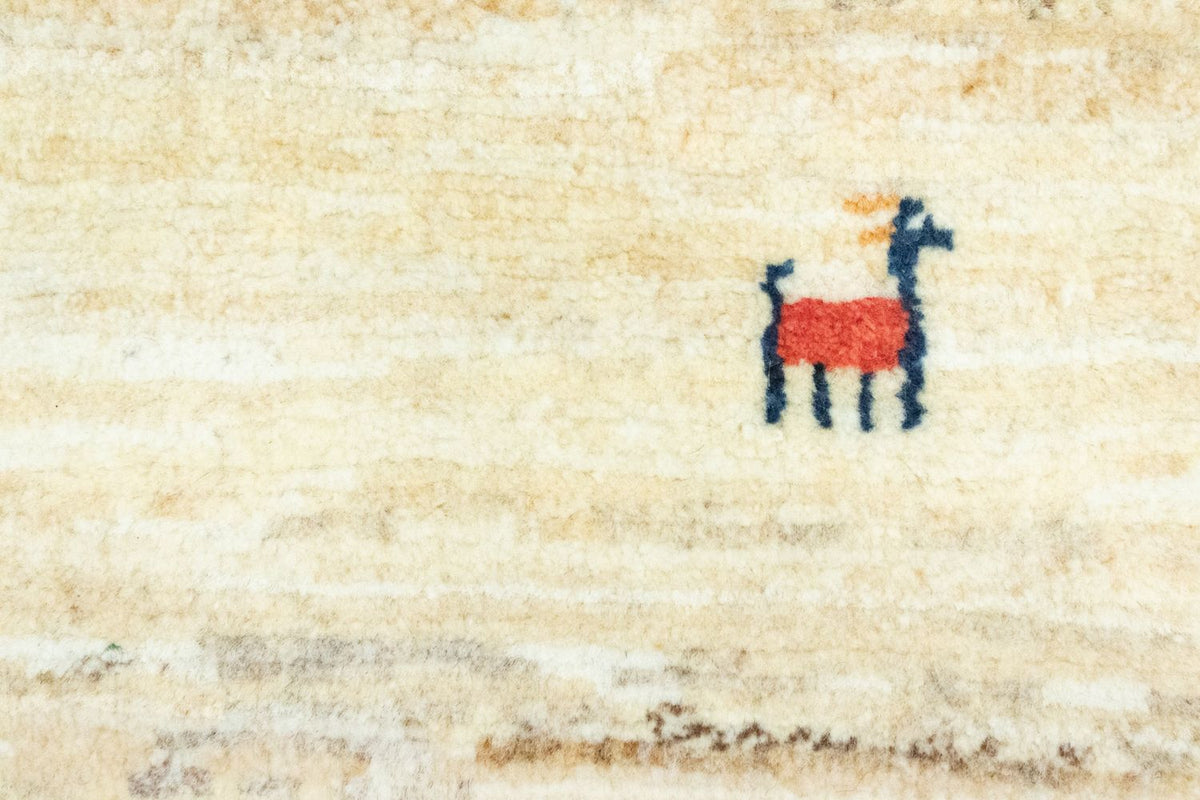 Gabbeh Rug - Perser - 60 x 40 cm - beige
