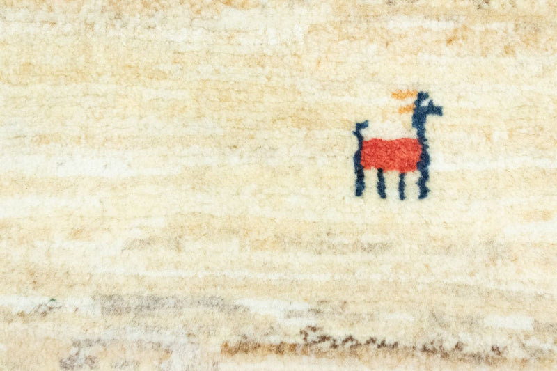 Gabbeh Rug - Perser - 60 x 40 cm - beige