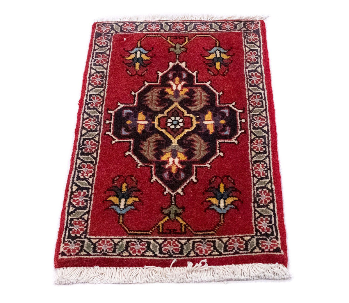 Perser Rug - Nomadic square  - 54 x 40 cm - red