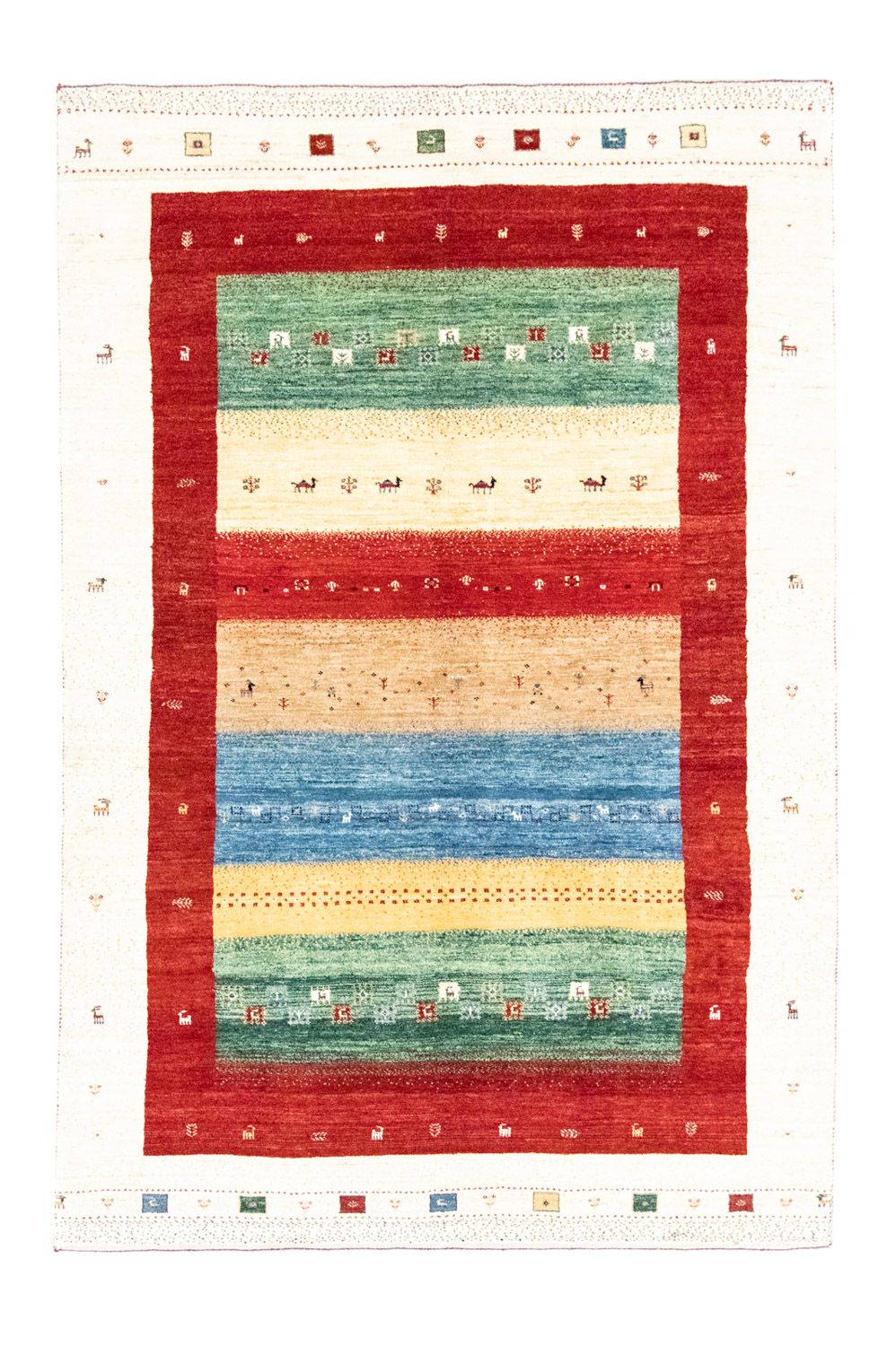 Gabbeh Rug - Loribaft Perser - 252 x 170 cm - multicolored