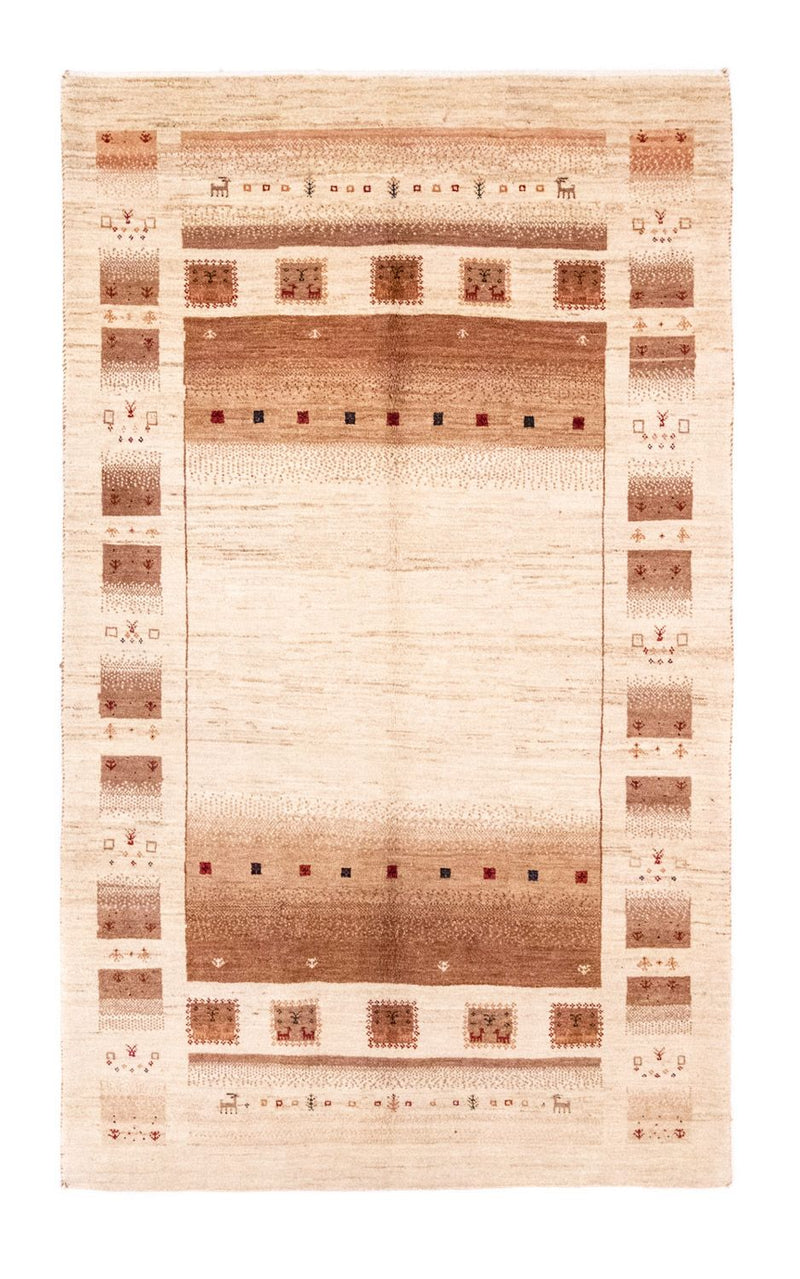 Gabbeh Rug - Loribaft Perser - 258 x 154 cm - beige