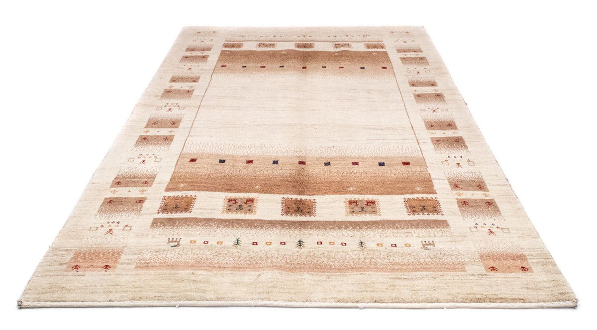 Gabbeh Rug - Loribaft Perser - 258 x 154 cm - beige