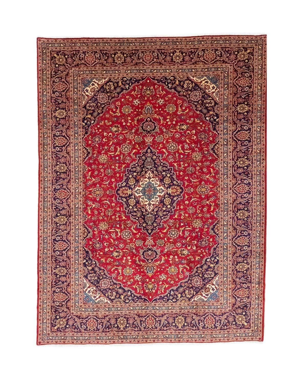 Perser Rug - Keshan - 353 x 255 cm - red