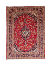 Perser Rug - Keshan - 353 x 255 cm - red