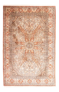 Silk Rug - Kashmir Silk - 279 x 185 cm - brown