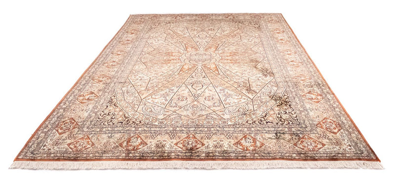 Silk Rug - Kashmir Silk - 279 x 185 cm - brown