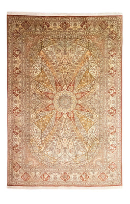 Silk Rug - Kashmir Silk - 270 x 185 cm - brown