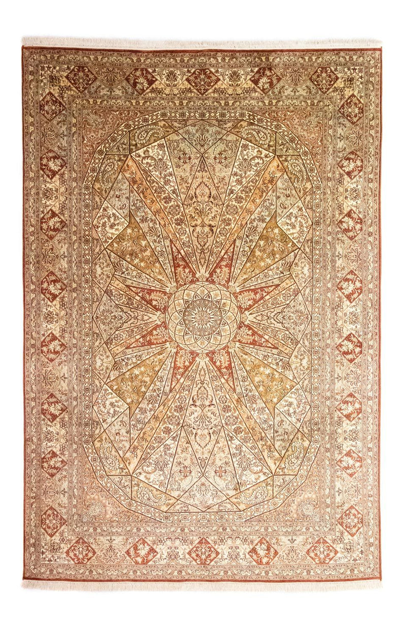 Silk Rug - Kashmir Silk - 270 x 185 cm - brown