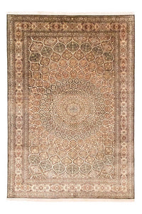 Silk Rug - Kashmir Silk - 280 x 185 cm - brown