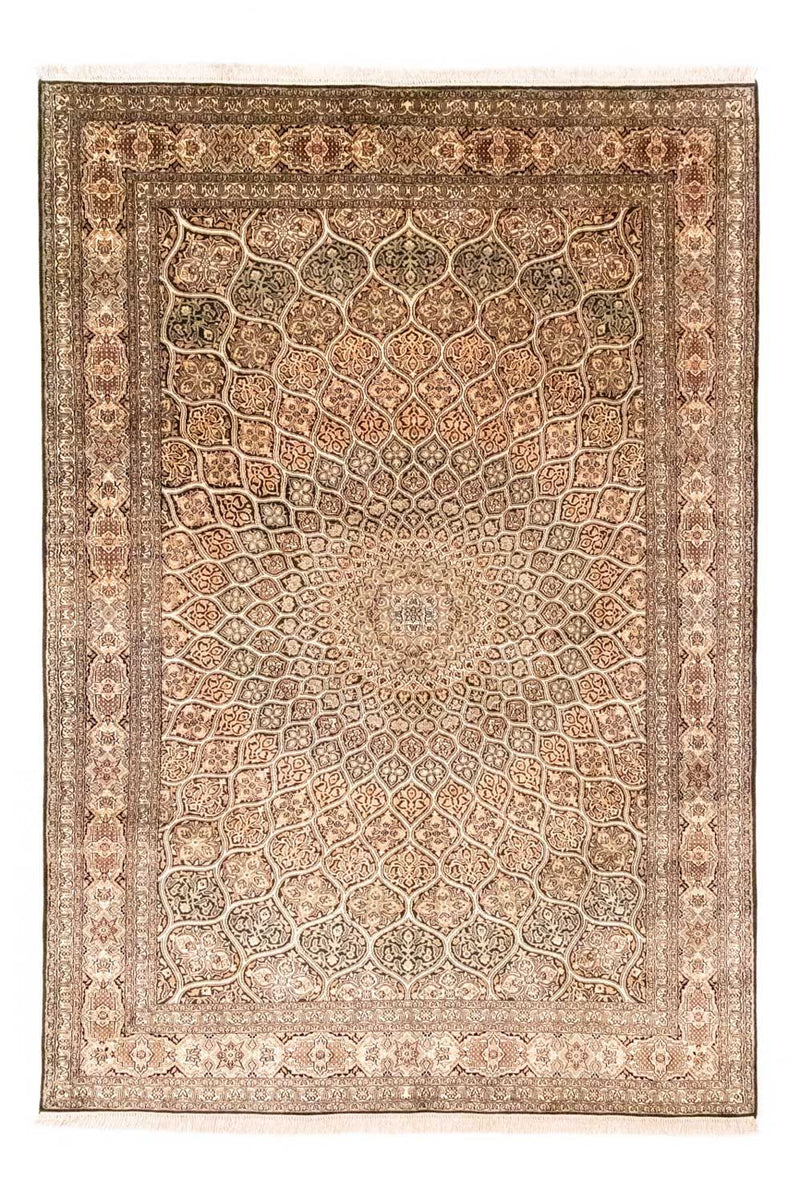 Silk Rug - Kashmir Silk - 280 x 185 cm - brown
