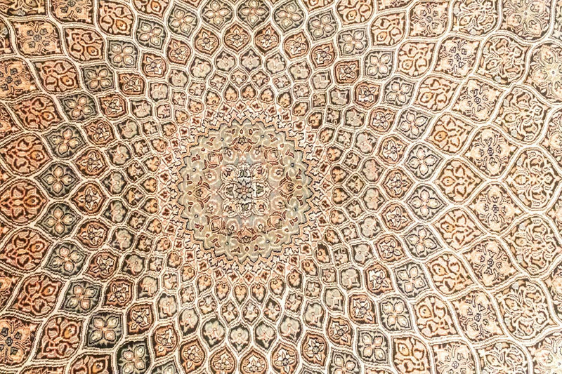 Silk Rug - Kashmir Silk - 280 x 185 cm - brown