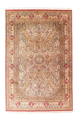 Silk Rug - Kashmir Silk - 250 x 167 cm - red