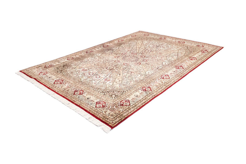 Silk Rug - Kashmir Silk - 250 x 167 cm - red