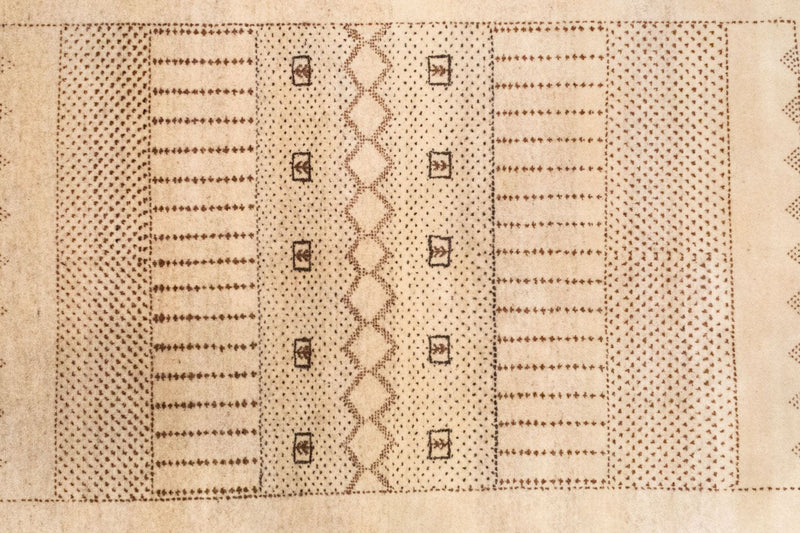 Gabbeh Rug - Loribaft Perser - 222 x 151 cm - brown