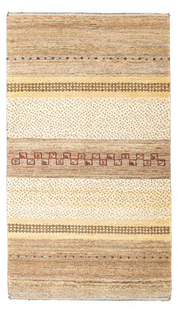Gabbeh Rug - Loribaft Perser - 138 x 79 cm - beige