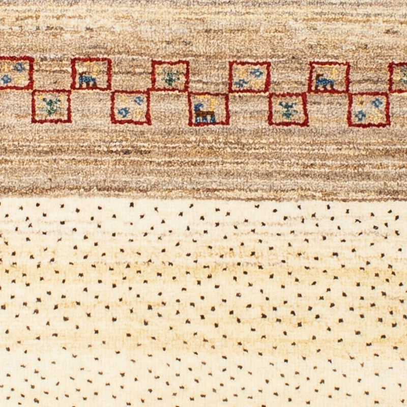 Gabbeh Rug - Loribaft Perser - 138 x 79 cm - beige