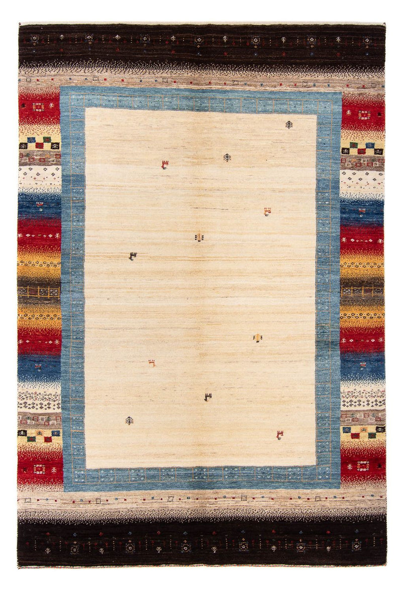 Gabbeh Rug - Loribaft Perser - 236 x 165 cm - beige