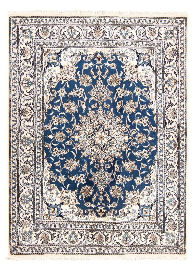 Perser Rug - Nain - 198 x 149 cm - dark blue
