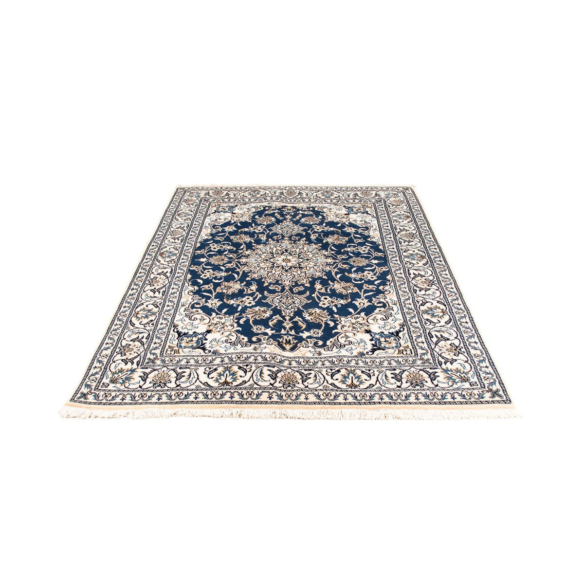 Perser Rug - Nain - 198 x 149 cm - dark blue