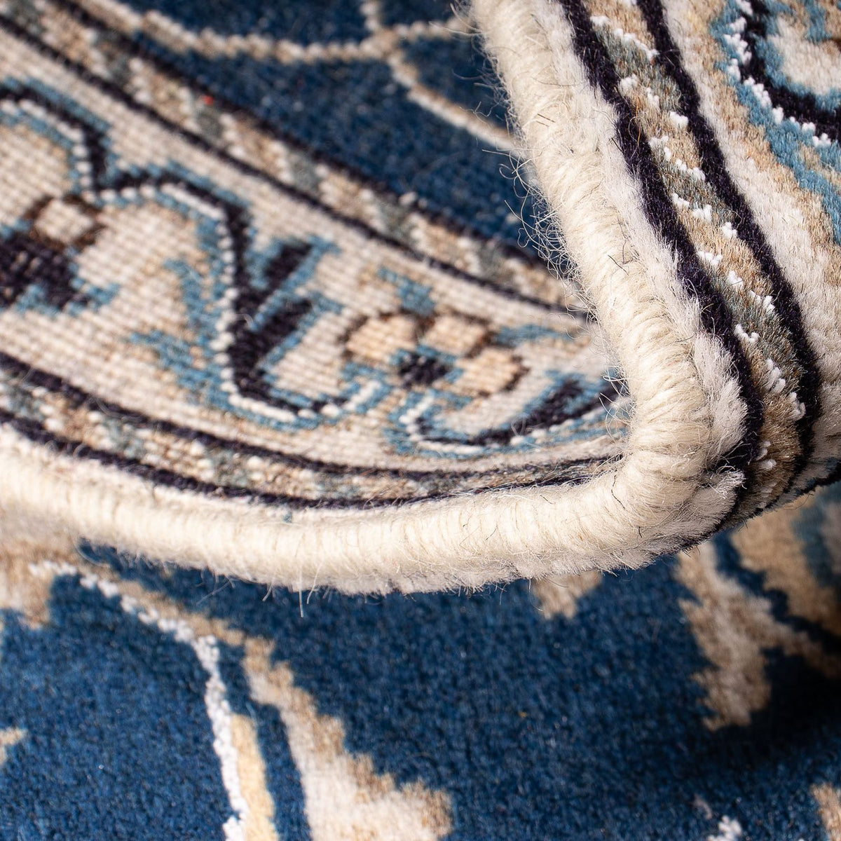 Perser Rug - Nain - 135 x 67 cm - dark blue