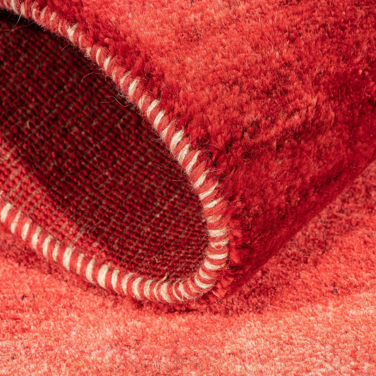 Gabbeh Rug - Loribaft Perser - 136 x 64 cm - dark red