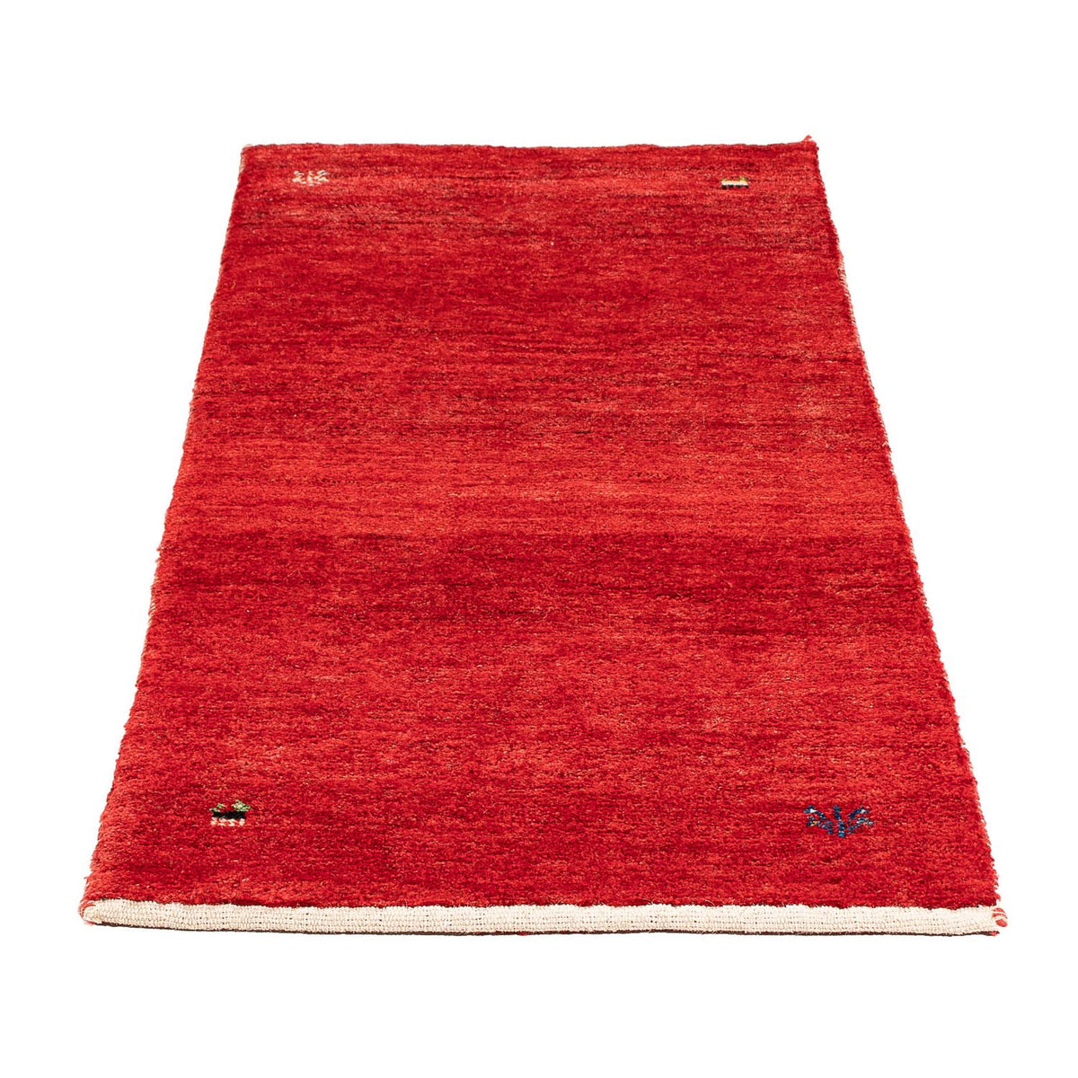 Gabbeh Rug - Loribaft Perser - 136 x 64 cm - dark red
