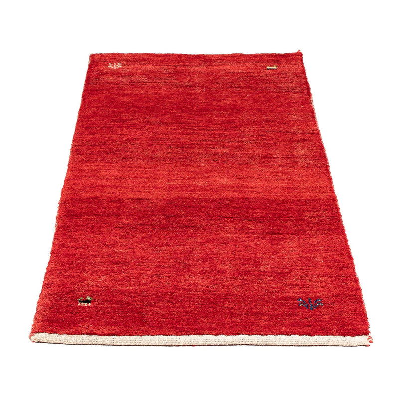 Gabbeh Rug - Loribaft Perser - 136 x 64 cm - dark red