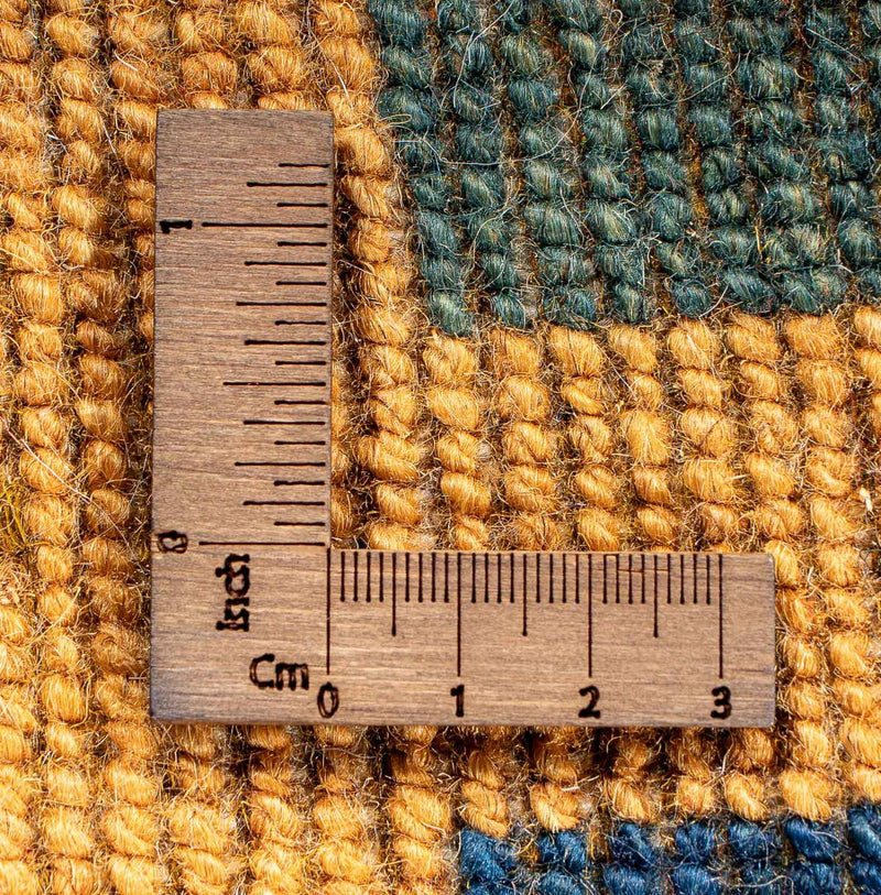 Gabbeh Rug - Loribaft Perser - 118 x 84 cm - mustard yellow