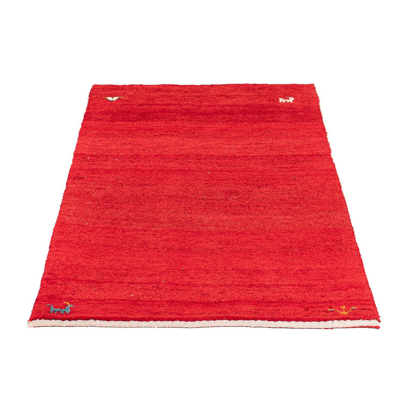 Gabbeh Rug - Loribaft Perser - 130 x 76 cm - dark red