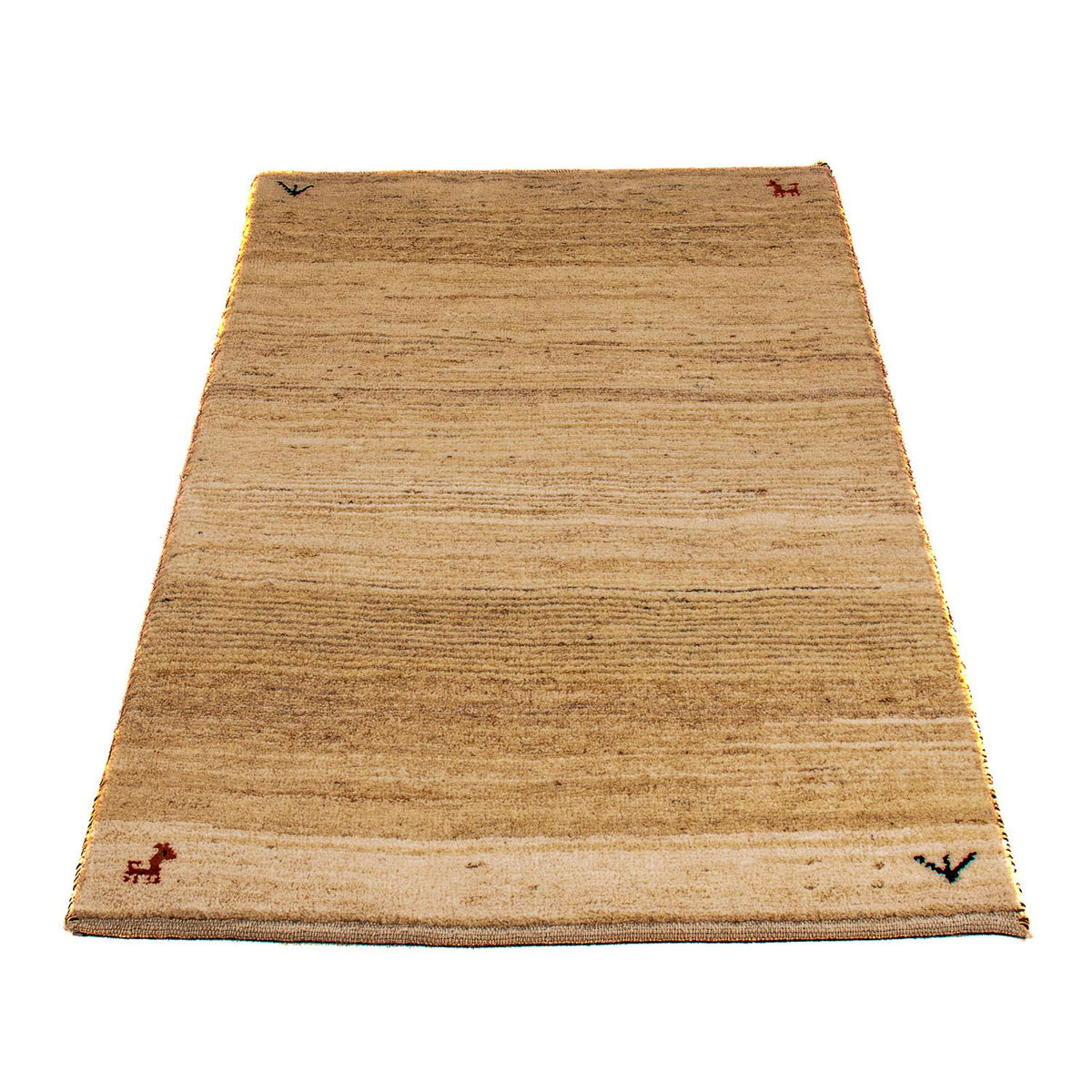 Gabbeh Rug - Loribaft Perser - 129 x 73 cm - beige