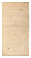Loribaft Rug 72x137cm - Perserteppich Wollteppich - Rectangle / Beige / 72 x 137 cm Rectangle