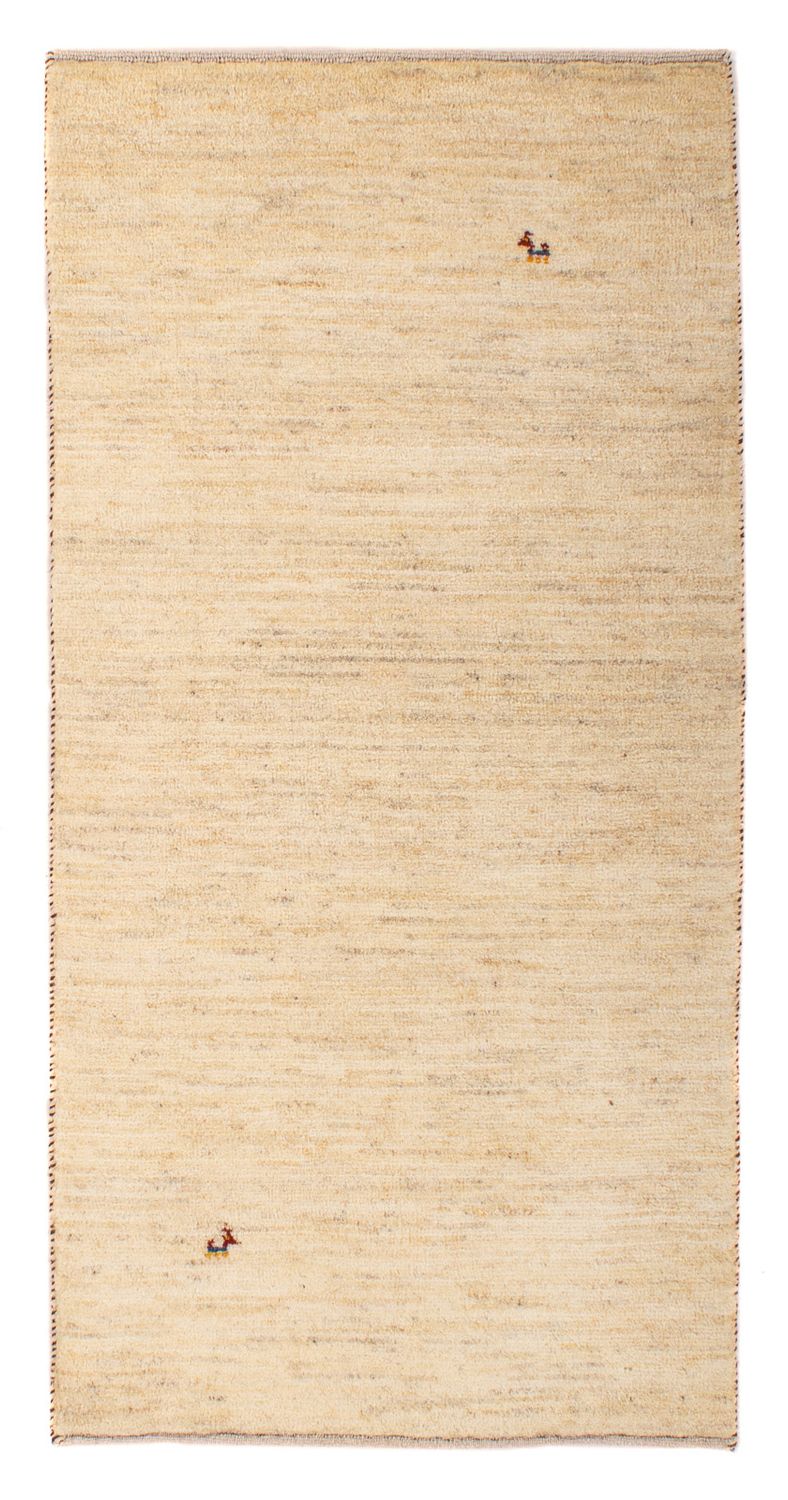 Gabbeh Rug - Loribaft Perser - 137 x 72 cm - beige