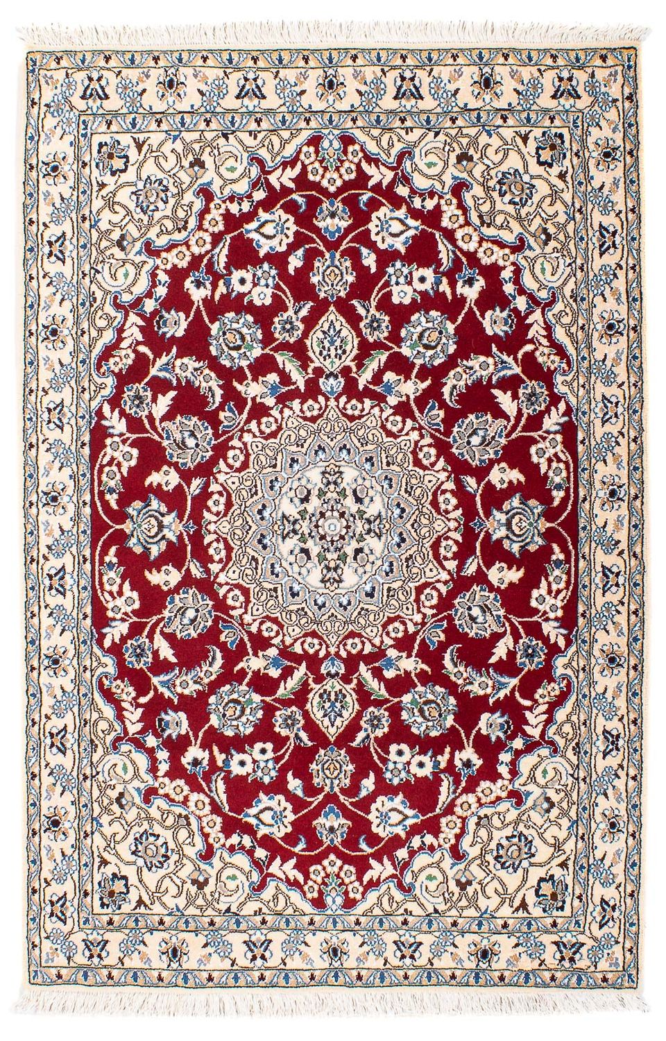 Perser Rug - Nain - Royal - 152 x 100 cm - dark red
