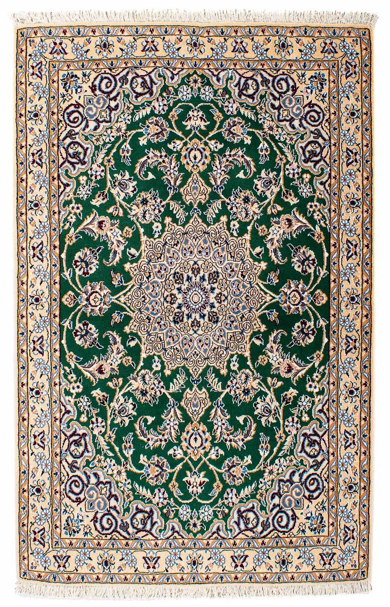 Perser Rug - Nain - Royal - 148 x 101 cm - dark green