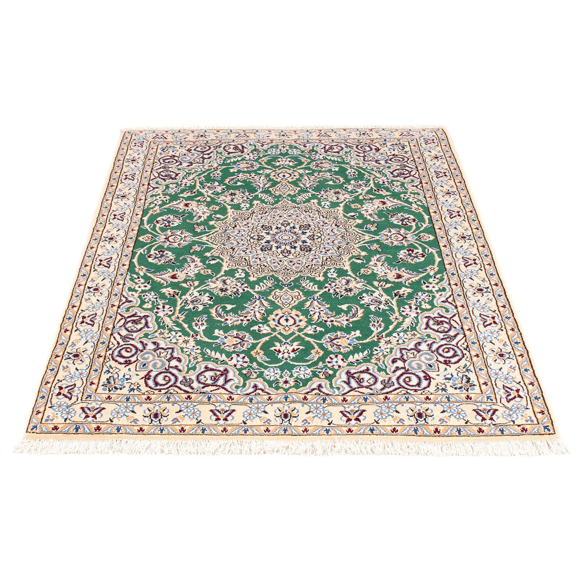 Perser Rug - Nain - Royal - 148 x 101 cm - dark green
