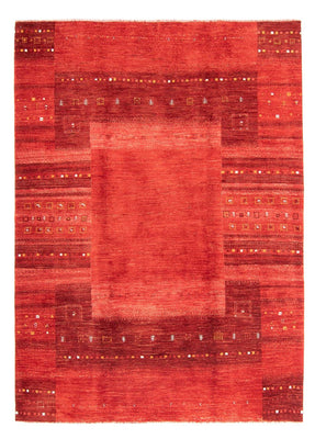 Gabbeh Rug - Loribaft Perser - 248 x 180 cm - dark red