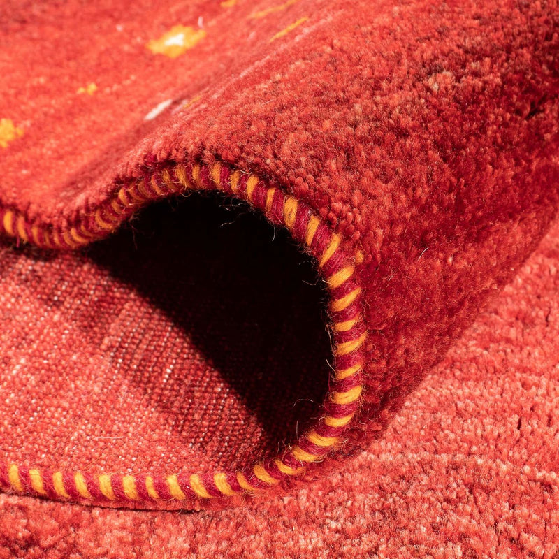 Gabbeh Rug - Loribaft Perser - 248 x 180 cm - dark red