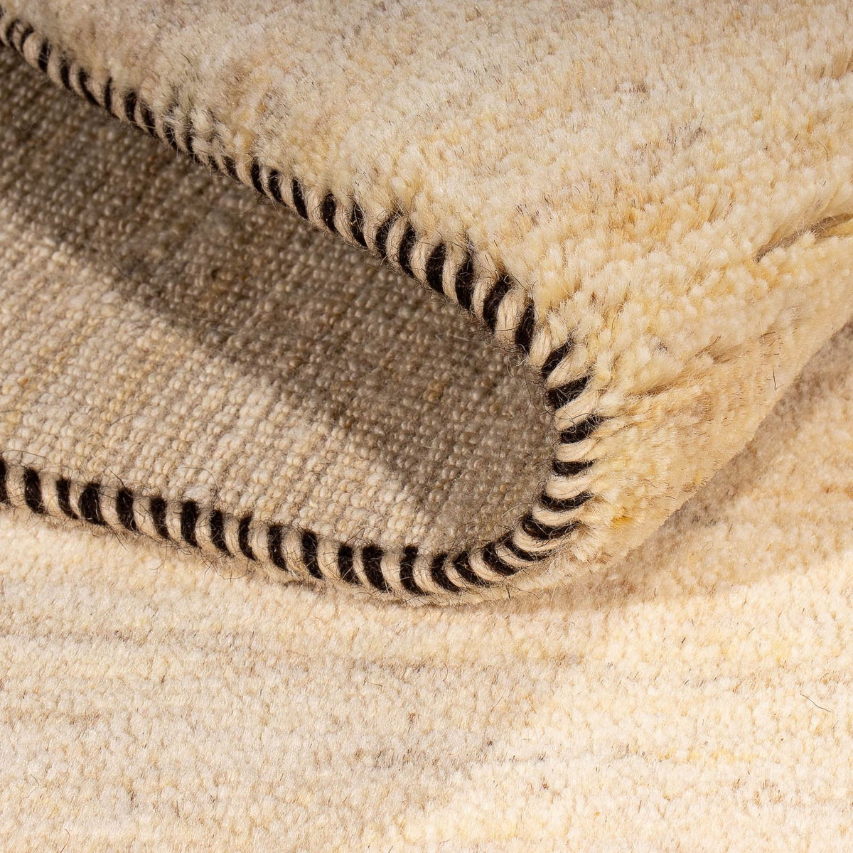 Gabbeh Rug - Loribaft Perser - 140 x 75 cm - beige