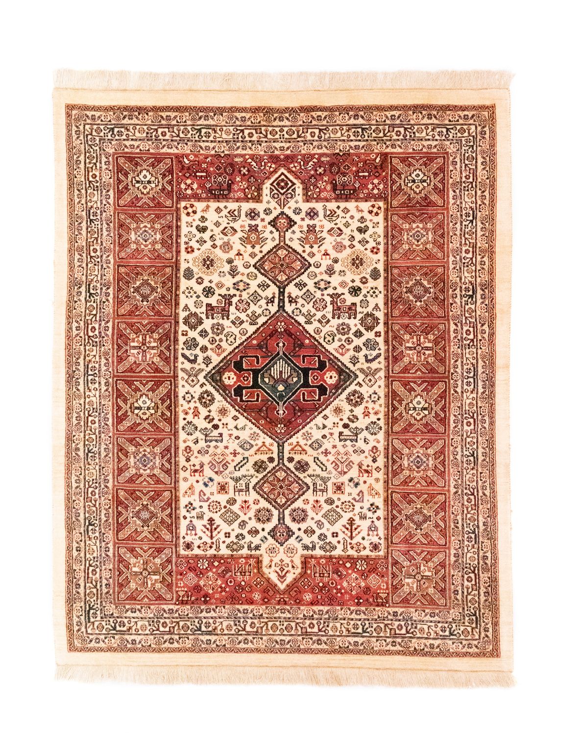 Perser Rug - Nomadic - 200 x 154 cm - beige