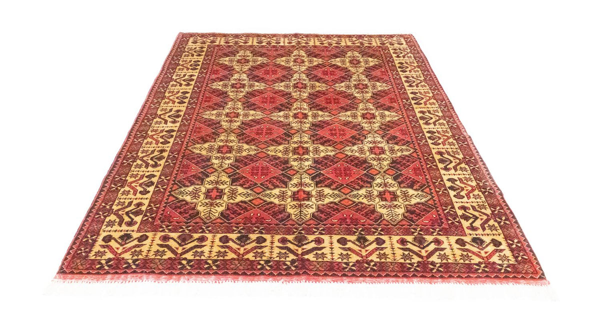 Afghan Rug - 202 x 152 cm - red