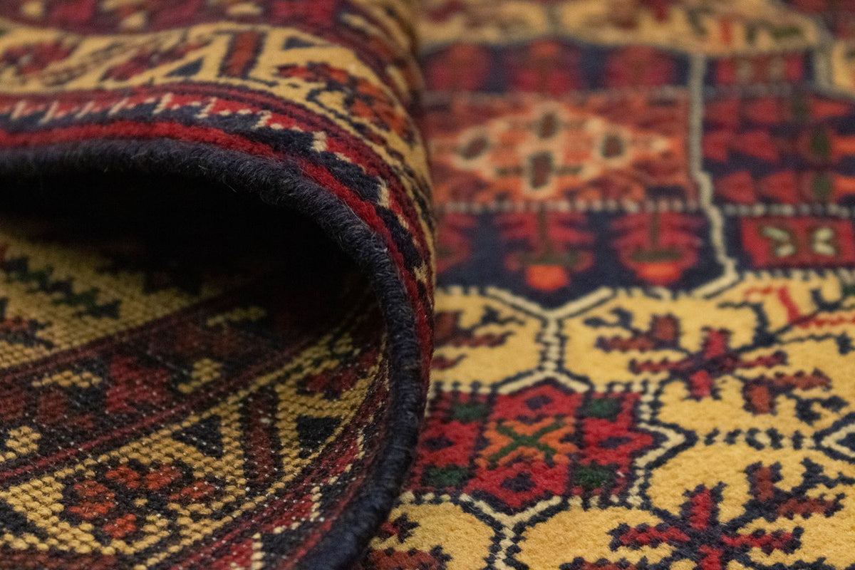 Afghan Rug - 190 x 152 cm - red