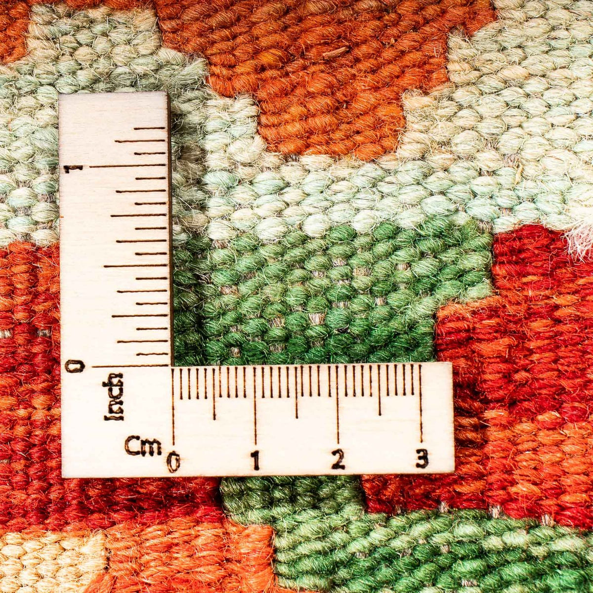 Kelim Rug - Splash - 148 x 104 cm - rust