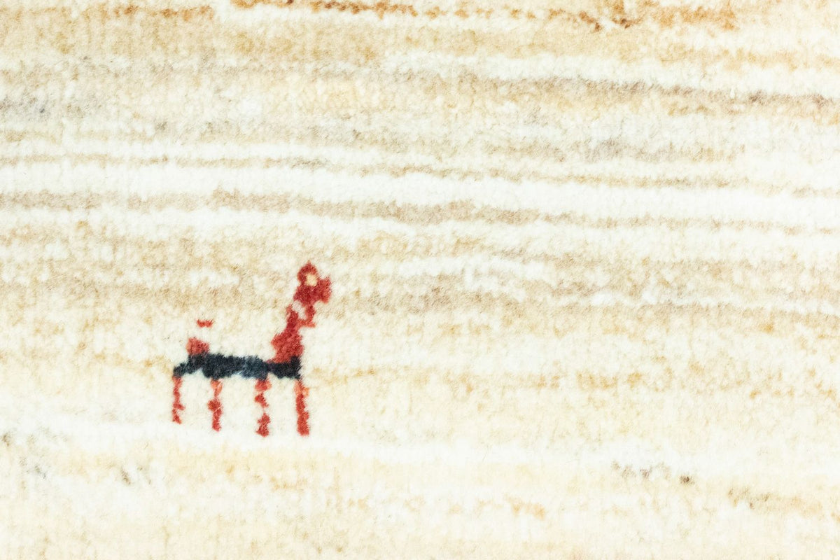 Gabbeh Rug - Loribaft Perser - 350 x 234 cm - beige