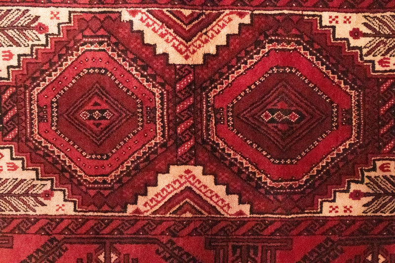 Runner Belutsch Rug - 178 x 103 cm - red