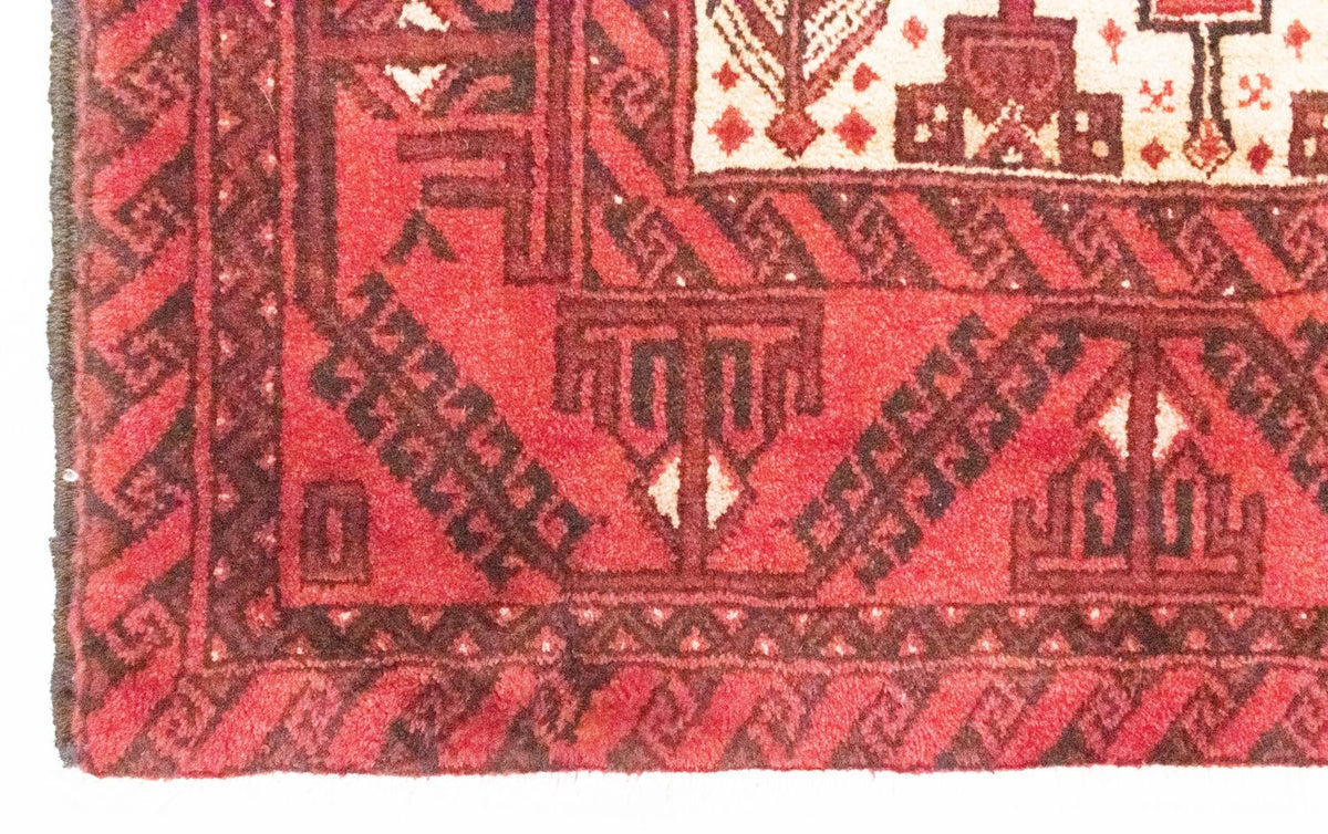 Runner Belutsch Rug - 178 x 103 cm - red