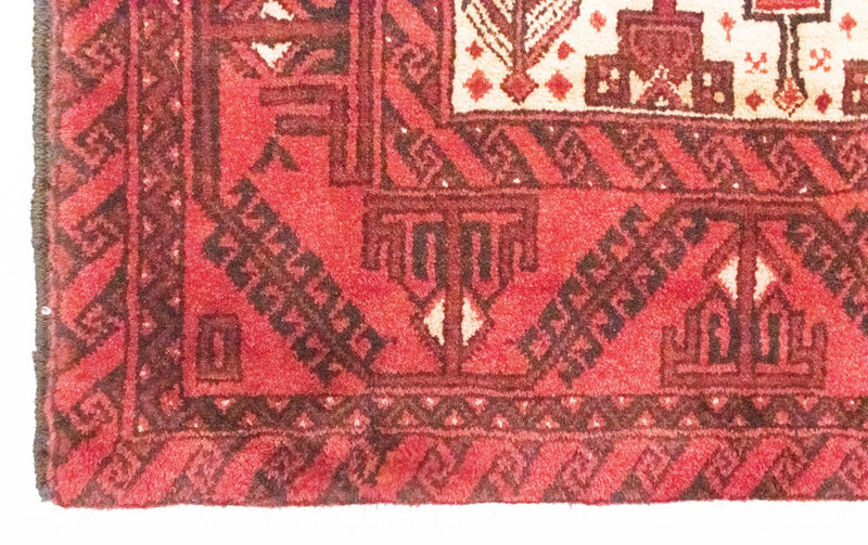 Runner Belutsch Rug - 178 x 103 cm - red